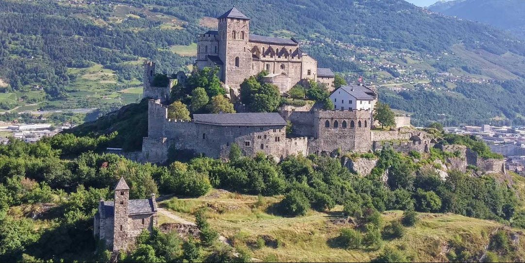 Sion Castle &amp; Cathedrals, Sion, Valais, Switzerland